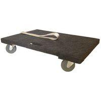 padded timber dolly with pulling strap