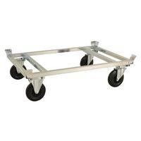 PALLET DOLLY, ELECTRO GALVANISED 1244x 844 x 355MM