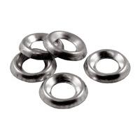 Pack of 100 Surface Screw Cup Washers Nickel