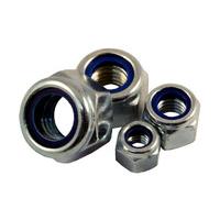 pack of 10 nylon locking nuts metric