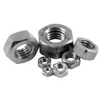 Pack of 10 Stainless Hex Nuts