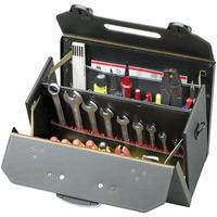 parat 16100571 top line tool case with middle wall 440 x 185 x 300mm