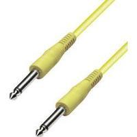 Paccs 6.3 mm Jack Instrument cable Yellow Stereo jack 6.3 mm