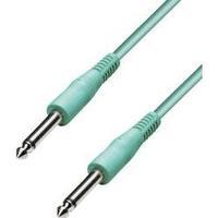 paccs 63 mm jack instrument cable green stereo jack 63 mm