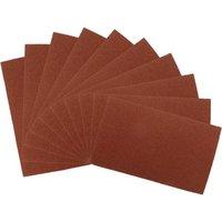 Pack Of 10 120 Grit Aluminium Oxide Hand Sheets