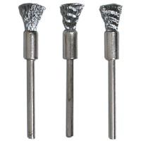 Pack Of 3 Rotacraft Steel Pencil Brushes