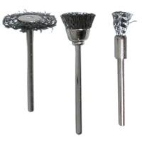 Pack Of 3 Rotacraft Assorted Steel Brushes