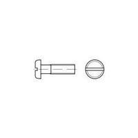 Pan head screws M8 20 mm Slot DIN 85 Steel zinc galvanized 100 pc(s) TOOLCRAFT 104553