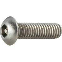 Pan head screws M5 20 mm Pin-in-Hex socket Stainless steel A2 10 pc(s) TOOLCRAFT 886968