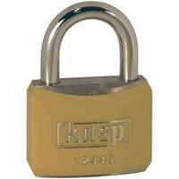 Padlock 40 mm Kasp K12440YELD Gold-yellow Key