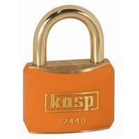 padlock 40 mm kasp k12440oraa1 gold yellow key