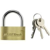 Padlock 49 mm Basetech 1363029 Gold-yellow Key