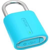 padlock 51 mm bluetooth dog bone dab lsm005 light blue bluetooth padlo ...