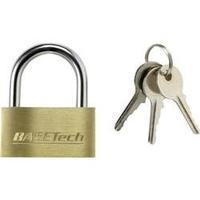 padlock 398 mm basetech 1362992 gold yellow key