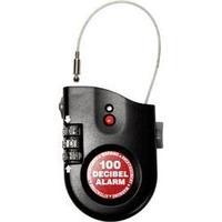 Padlock 85 mm incl. sounder Lock Alarm 2770csa Black Combination