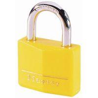 PADLOCK - LOCKOUT - YELLOW PACK OF 6