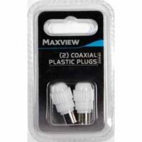 Pack Of 2 Tv Fm Coaxial Plugs