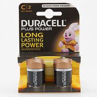 Pack Of 2 \'c\' Plus Power Duracell Batteries