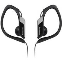 Panasonic Water & Sweat Resistant Sports Earbud Headphones Black