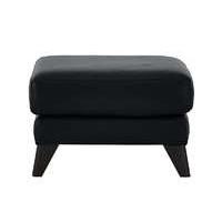 Pacific Leather Footstool