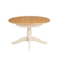 Padstow Round Ext Table Cream