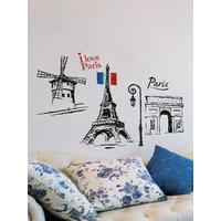 Paris Art Icons Wall Stickers