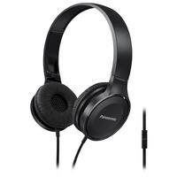 Panasonic RPHF100MEK Lightweight On-Ear Headphones with Mic & Controller Black