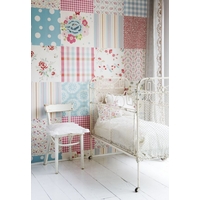 paper moon wallpapers mural patchwork girls 2000193