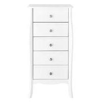 Paris 5 Drawer Narrow Chest