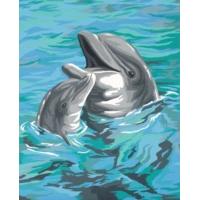 Paintsworks Learn To Paint Dolphin Duo Paint Set