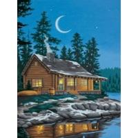 Paintsworks Learn To Paint Lakeside Cabin Paint Set