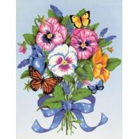 Paintsworks Learn To Paint Pansy Bouquet