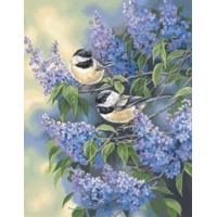 Paintsworks Paint By Numbers Chickadees & Lilacs Paint Set