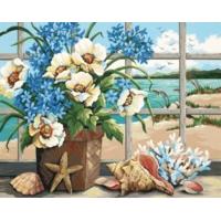 Paintsworks Paint By Numbers Seaside Still Life Paint Set