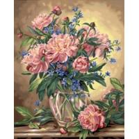 Paintsworks Paint By Numbers Peony Floral Paint Set