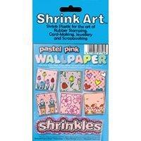 Pastel Pink Wallpaper Shrinkles - Shrink Art