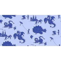 PaperBoy Wallpapers Ere-be-dragons Blue, EBD Blue