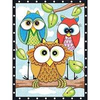 Paintsworks Pencil By Numbers - Owl Trio