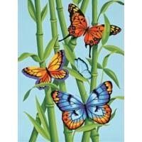 Paintsworks Learn To Paint Butterflies & Bamboo Paint Set