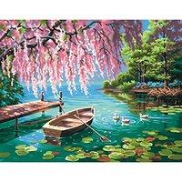 Paintsworks Learn To Paint 14\" x 11\" - Willow Spring Beauty