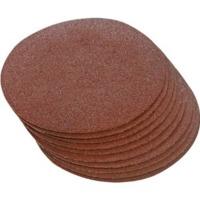 pack of 10 300mm silverline 60 grit hook loop discs