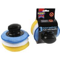 Pack Of 3 Polish Applicator Pads With Handle