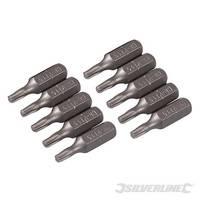 Pack Of 10 T15 Silverline Trx Cr-v Bits