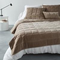 PADOUE Velour Quilted Bedspread.