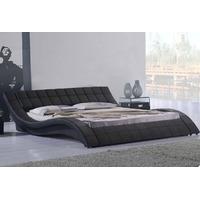 palma designer italian faux leather bed