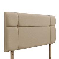 Pavia Upholstered Headboard - Double - Beige