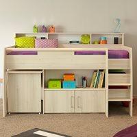 parisot kurt cabin bed with desk and storage