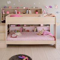 PARISOT BIBOP KIDS BUNK BED in Acacia with Reversible Panels