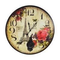 paris multicolour wall clock