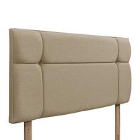 Pavia Upholstered Headboard - Small Double - Sand